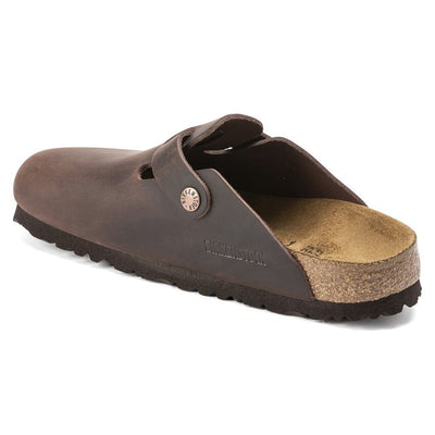 Boston Buckle Classic Footbed Mule in Habana Oiled Leather