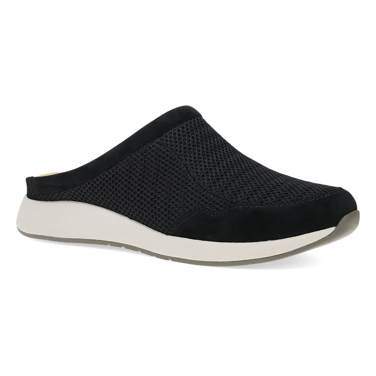 Claudia Slip-in Sneaker Mesh Mule in Black