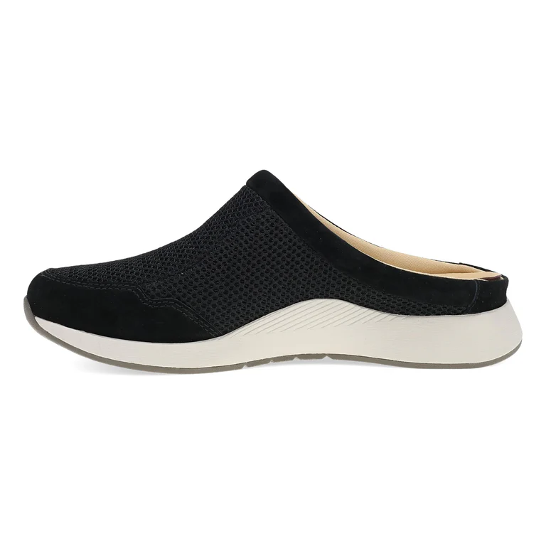 Claudia Slip-in Sneaker Mesh Mule in Black