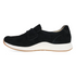 Clementine Nubuck Slip-On in Black