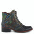 Benatar Rainbow Stitched Leather Zipper Boot in Black Multi