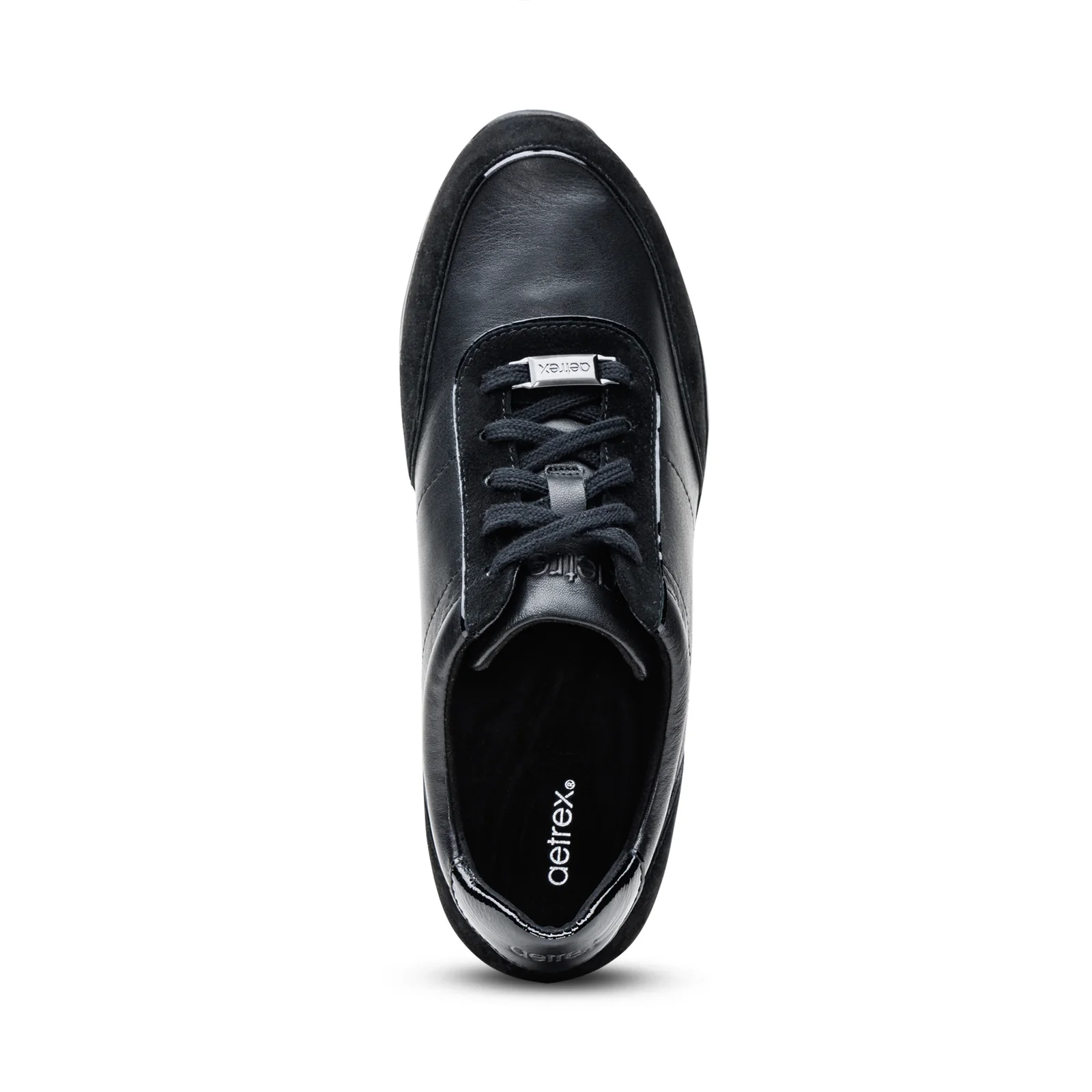 Ivy Luxe Arch Support Sneaker In Black