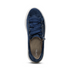 Aubrey Lace-Up Platform Sneaker in Navy