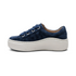 Aubrey Lace-Up Platform Sneaker in Navy