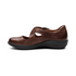 Paisley Leather Mary Jane in Brown