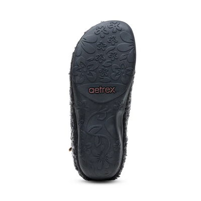 Malina Arch Support Slipper in Charcoal