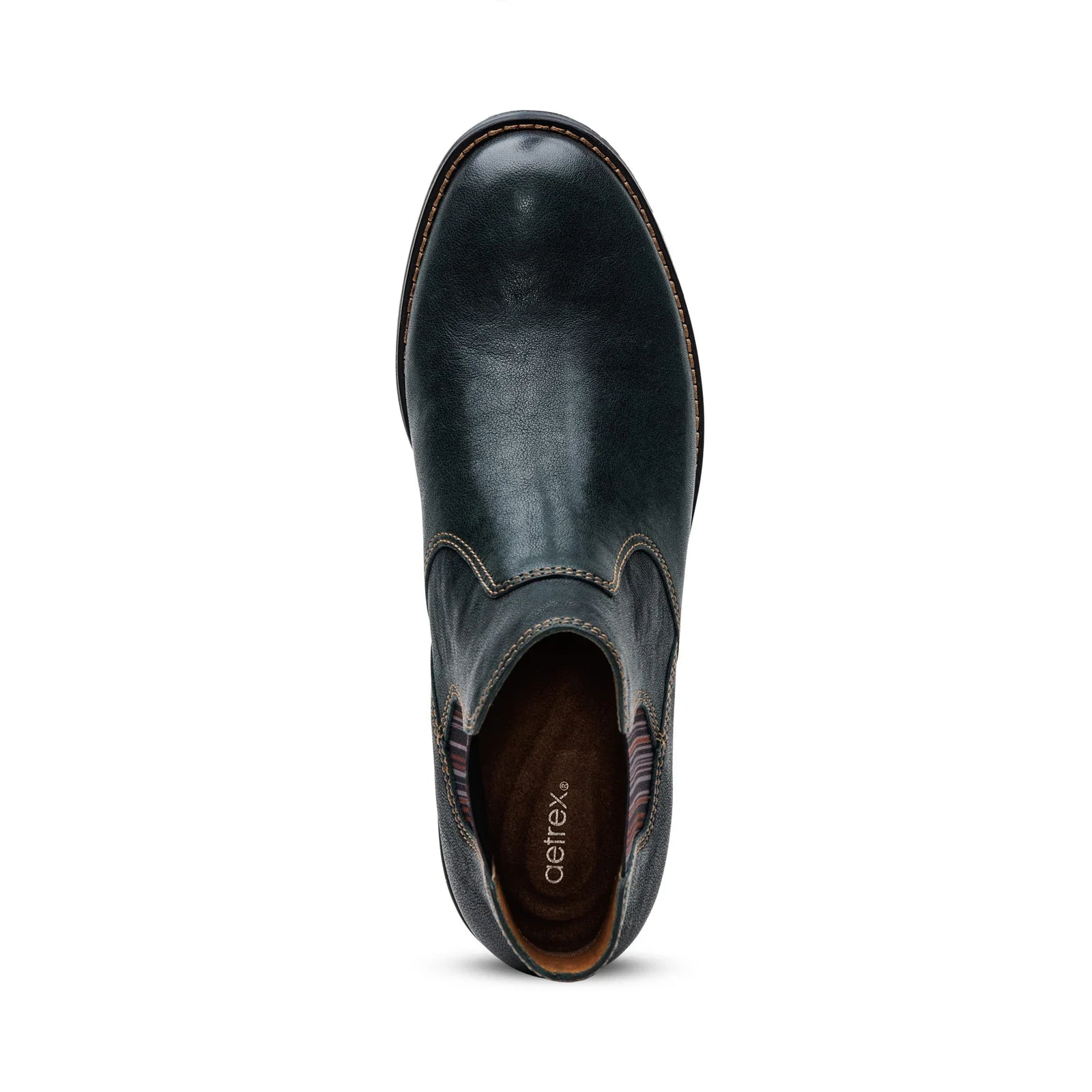 Kaylee Cool Chelsea Boot in Dark Green