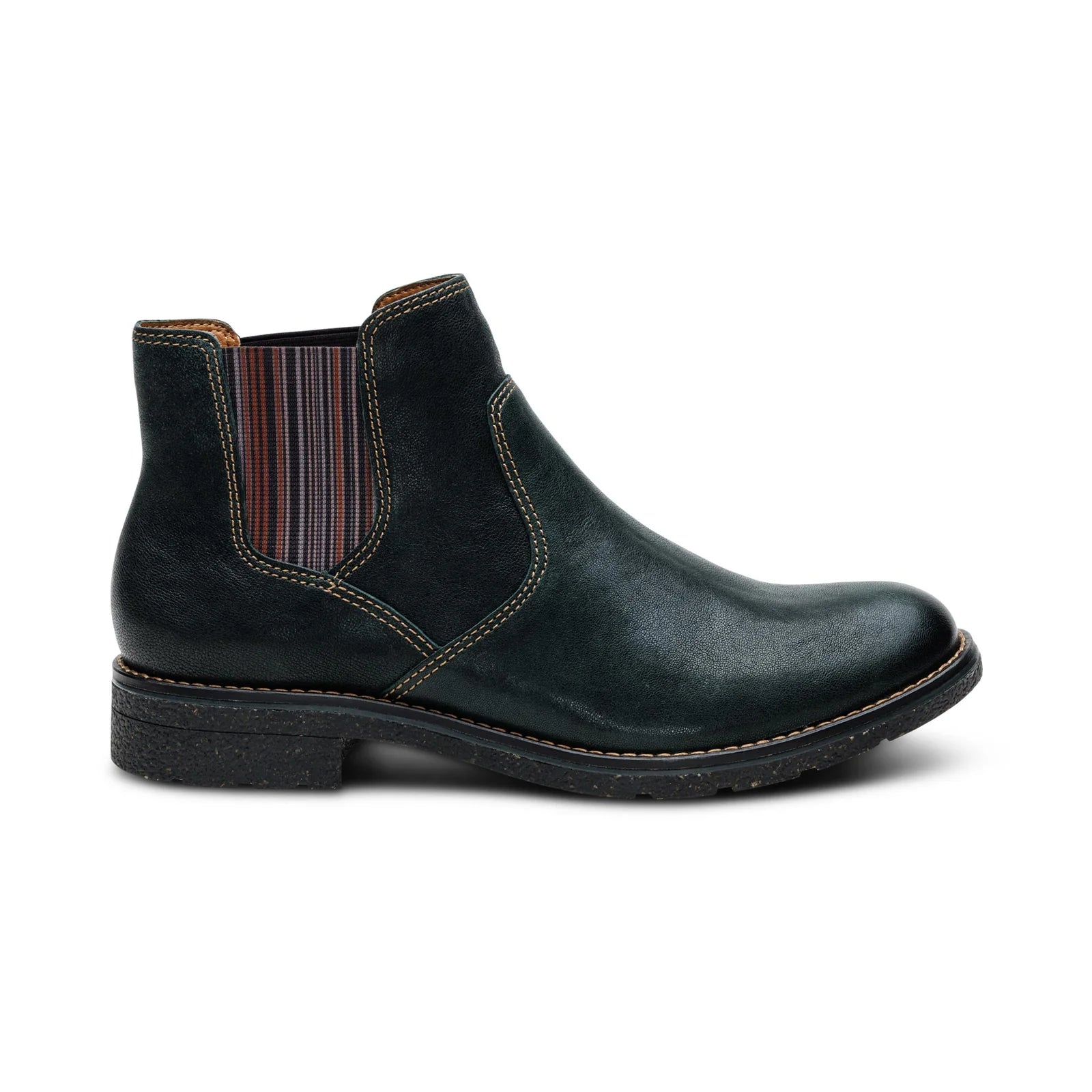 Kaylee Cool Chelsea Boot in Dark Green