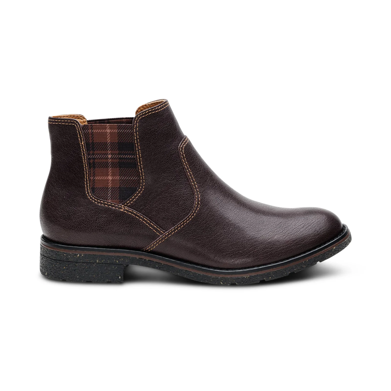 Kaylee Cool Chelsea Boot in Dark Brown