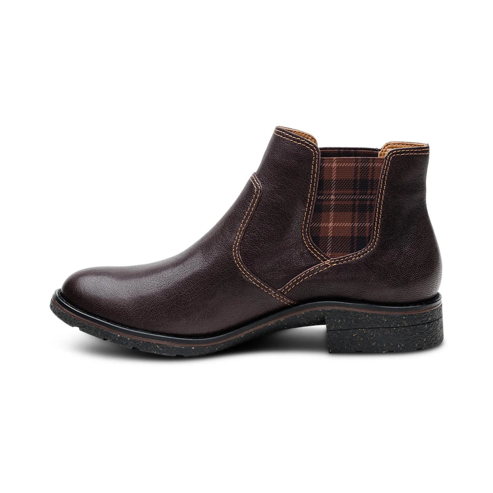 Kaylee Cool Chelsea Boot in Dark Brown