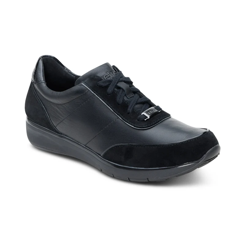 Ivy Luxe Arch Support Sneaker In Black
