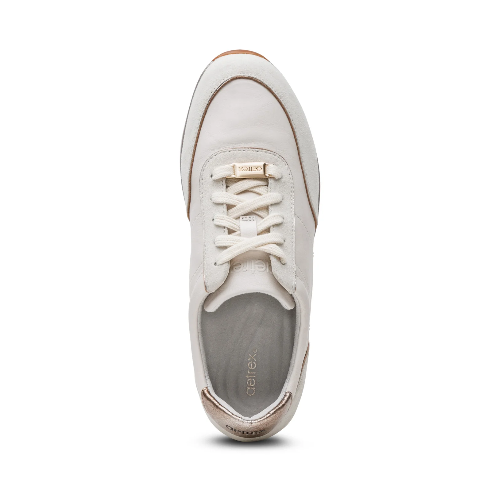Ivy Luxe Arch Support Sneaker In Chalk