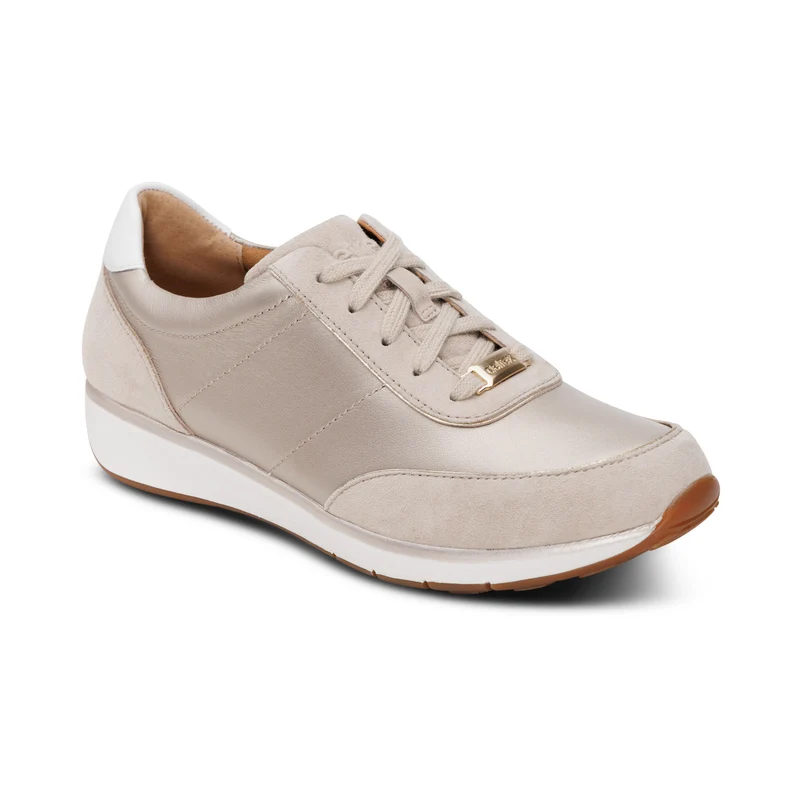 Ivy Luxe Arch Support Sneaker In Champagne