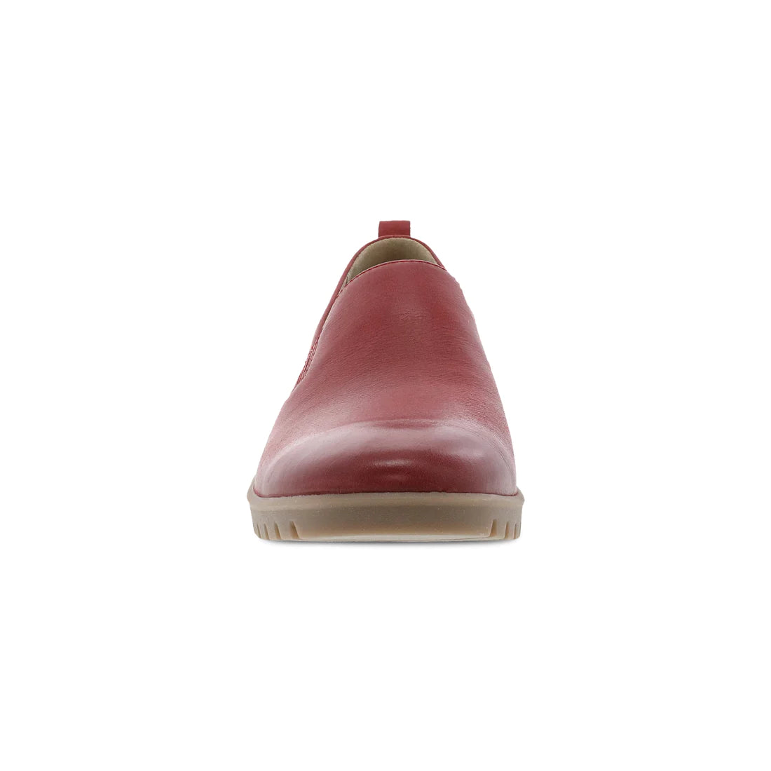 Linley Slip on in Burnished Leather Red