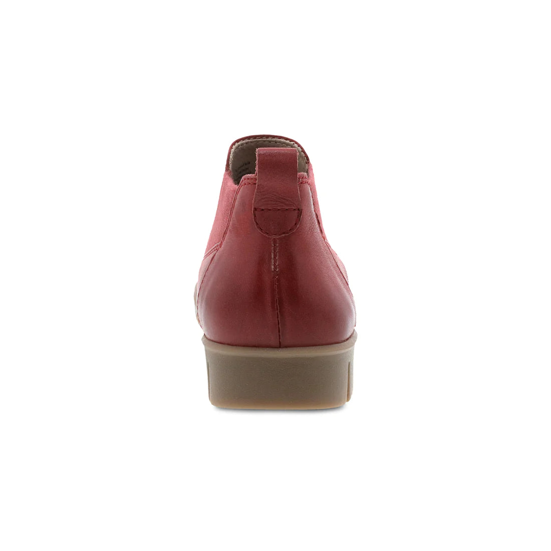 Louisa Leather Chelsea Boot in Red