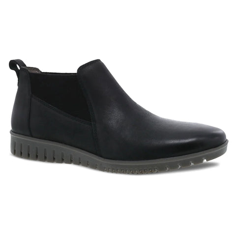 Louisa Leather Chelsea Boot in Black