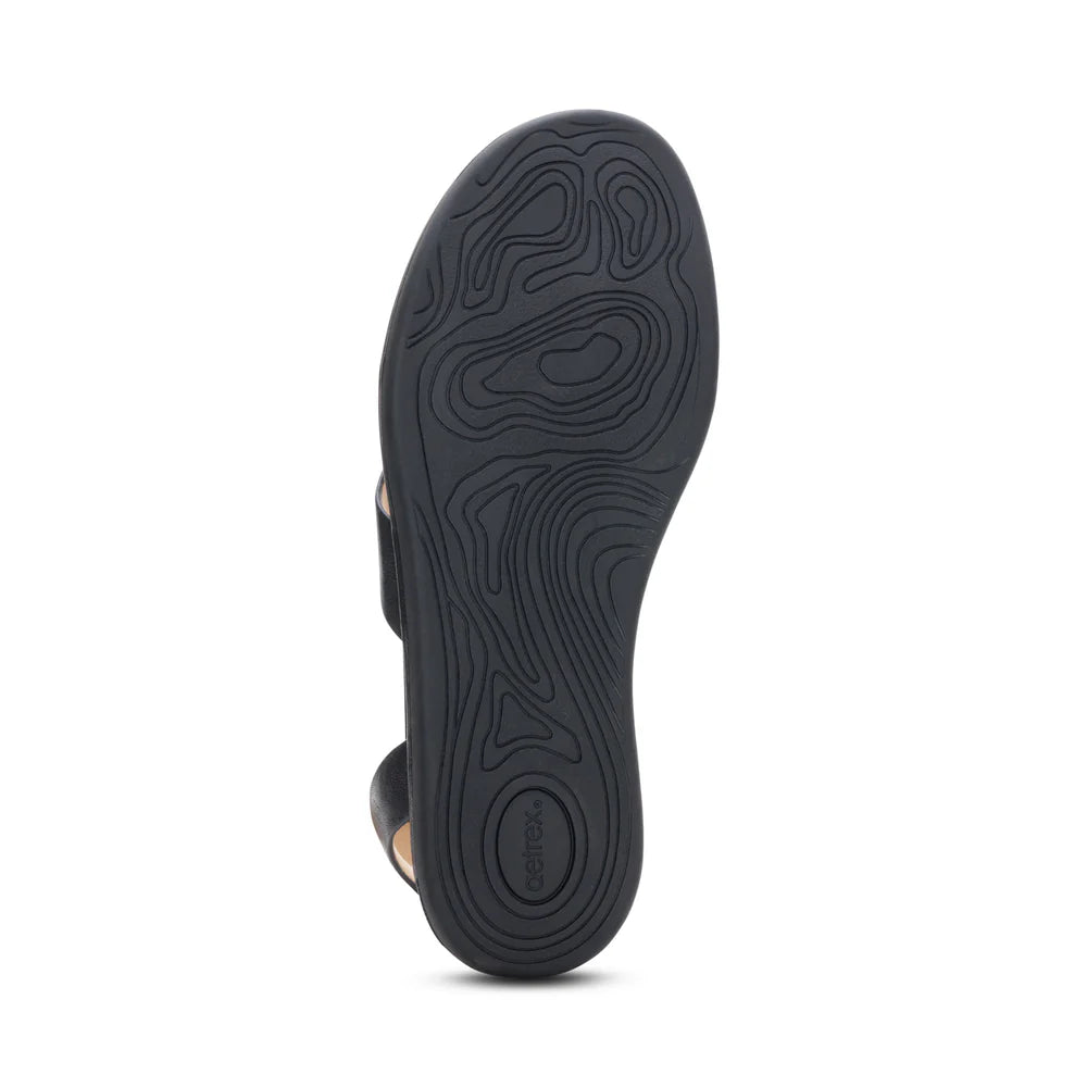 Kendell Arch Support Sandal in Black