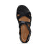 Piper Strappy Arch Support Sandal in Black