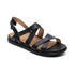 Piper Strappy Arch Support Sandal in Black