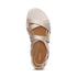Piper Strappy Arch Support Sandal in Champagne