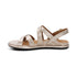 Piper Strappy Arch Support Sandal in Champagne
