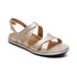 Piper Strappy Arch Support Sandal in Champagne