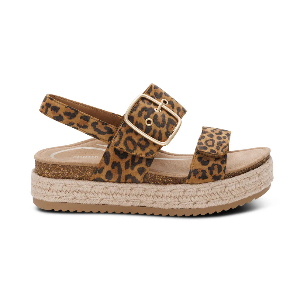 Vania Arch Support Sandal in Leopard