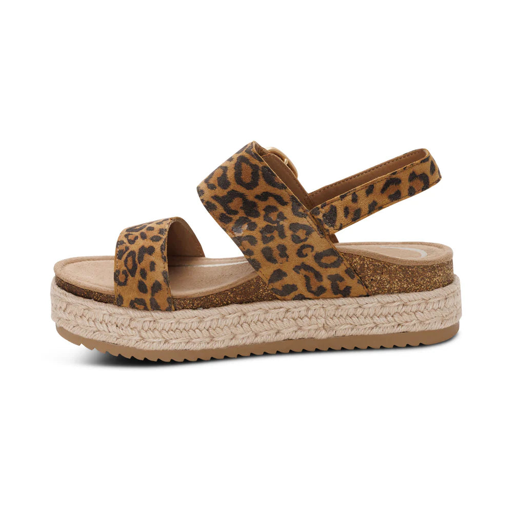 Vania Arch Support Sandal in Leopard