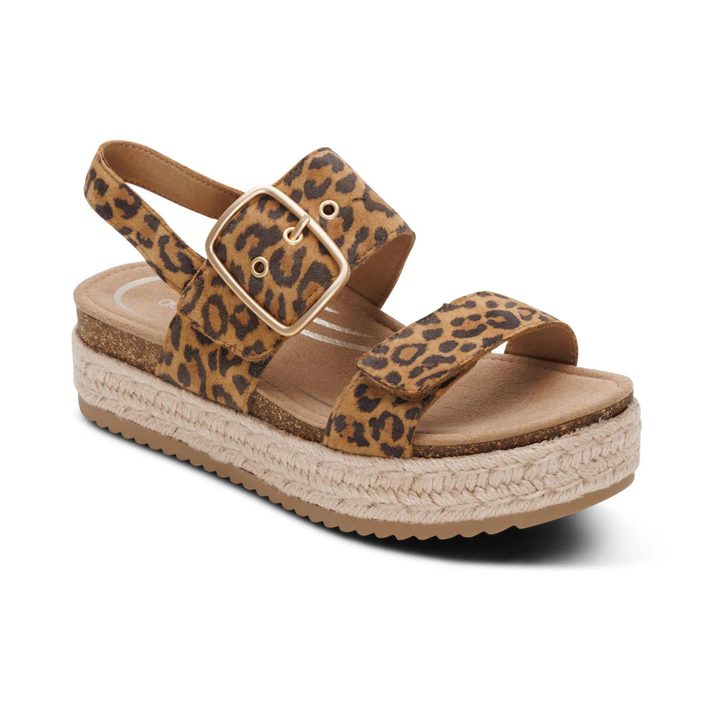 Vania Arch Support Sandal in Leopard