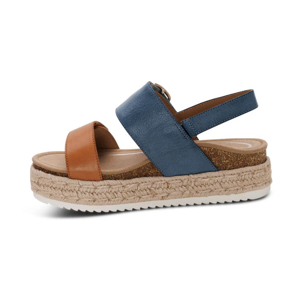 Vania Arch Support Sandal in Hazy Blue