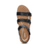Aria Arch Support Platform Sandal in Black