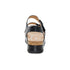 Aria Arch Support Platform Sandal in Black