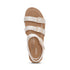 Aria Arch Support Platform Sandal in Champagne