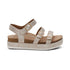 Aria Arch Support Platform Sandal in Champagne