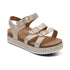 Aria Arch Support Platform Sandal in Champagne