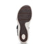 Savannah Fully Adjustable Tri-Strap Sandal in Black