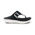 Donna Adjustable Toe Post Sandall in Black