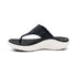 Donna Adjustable Toe Post Sandall in Black