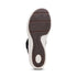 Donna Adjustable Toe Post Sandall in Black