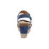 Sydney Quarter Strap Wedge in Denim