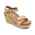 Sydney Quarter Strap Wedge in Butter