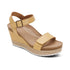 Sydney Quarter Strap Wedge in Butter
