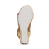 Sydney Quarter Strap Wedge in Butter