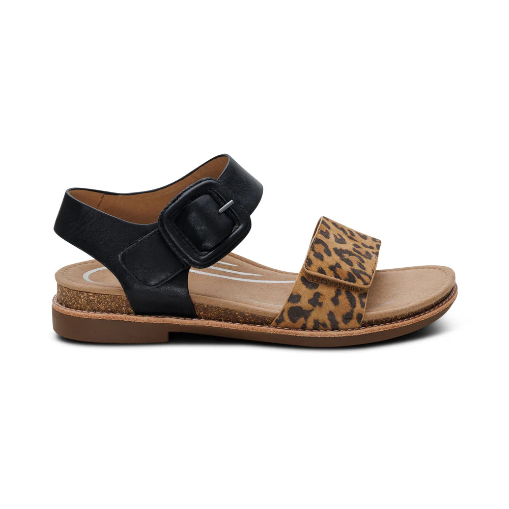 Claire Perfect Walking Sandal in Leopard