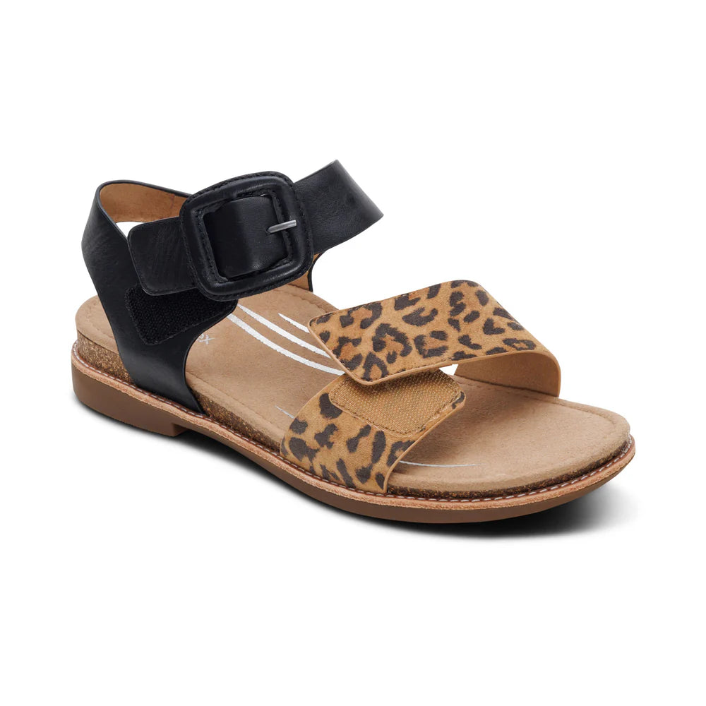 Claire Perfect Walking Sandal in Leopard