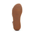 Flora Adjustable Quarter Strap Wedge in Brown