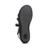 Hadley Adjustable Quarter Strap Sandal in Black