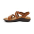 Hadley Adjustable Quarter Strap Sandal in Ginger