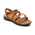 Hadley Adjustable Quarter Strap Sandal in Ginger