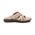 Kasey Strappy Adjustable Slide Sandal in Off White